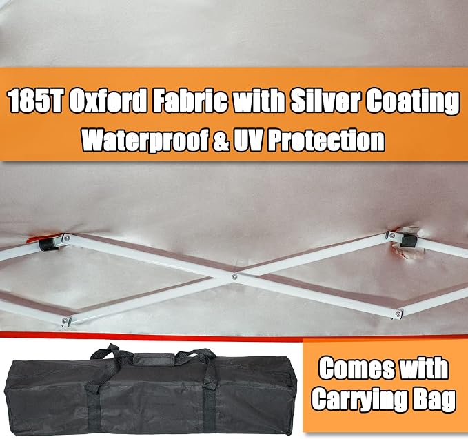 Sunnyglade 6x4 Ft Pop-Up Canopy Tent Outdoor Portable Instant Shelter Folding - Image 6