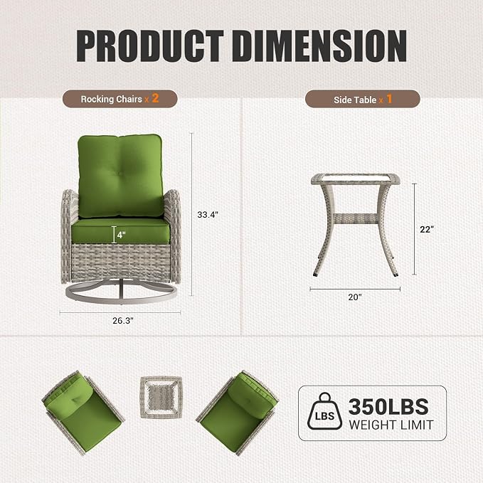 9-Piece Outdoor Patio Furniture Set - Image 7