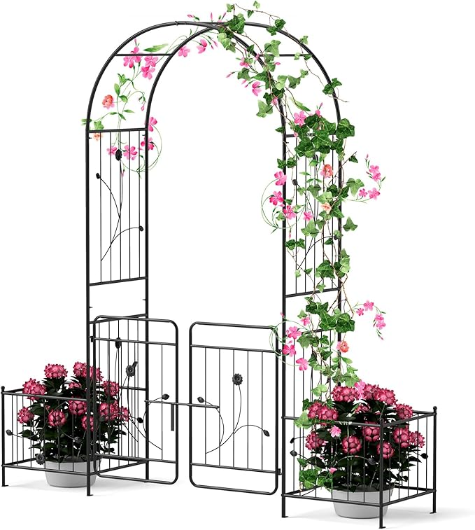Giantex Garden Arch with Planter by Giantex