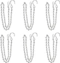 YINGFENG 6 Pack 19.7 Inch Silver Hanging Chain by YINGFENG