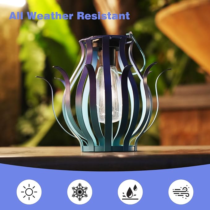 Solar Lanterns Outdoor Waterproof Hanging Lanterns as Birthdays Gifts - Image 2