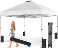 OLIXIS 10x10ft Pop Up Canopy Tent, Heavy Duty 1-Person One Push Setup, Portable by OLIXIS