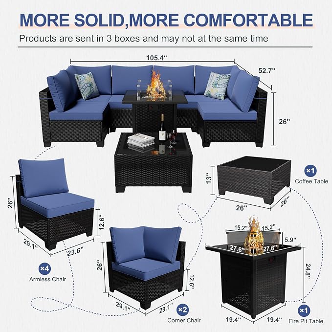 8-Piece Patio Furniture Set - Image 2
