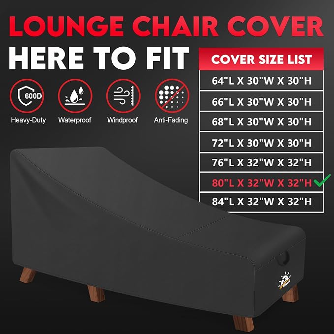Zettum Outdoor Lounge Chair Cover - Image 3