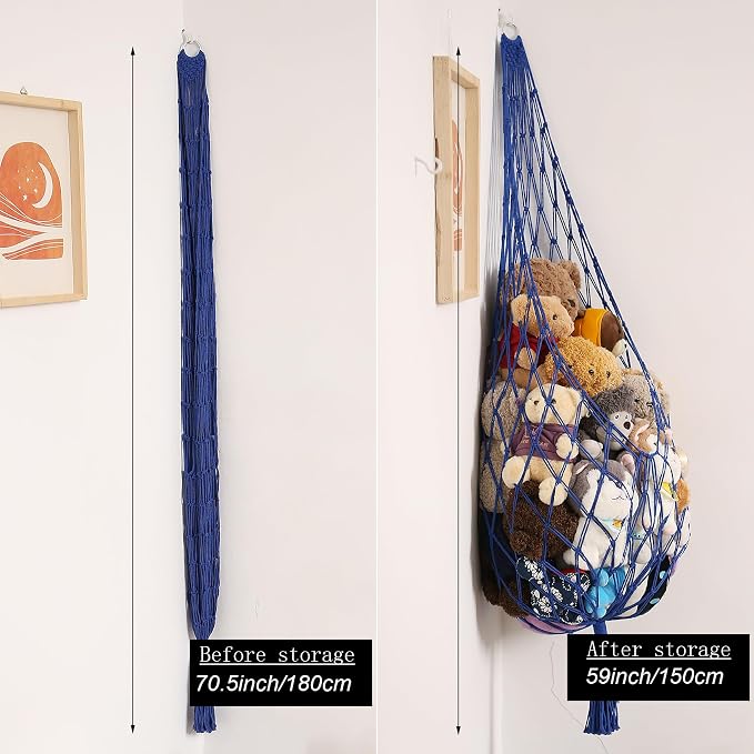 Novel Stuffed Animal Hammock Corner Hanging Net - Image 2