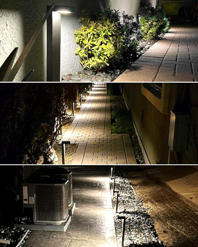 GKOLED 8-Pack Low Voltage Landscape Pathway Light Fixture, 9-15V AC/DC Outdoor - Image 7