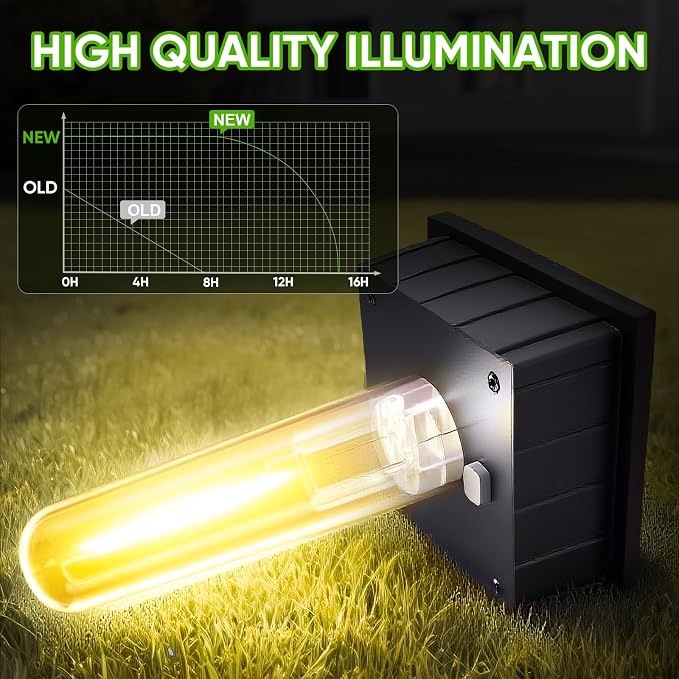 2 Pack Solar Pathway Lights Outdoor, IP65 Waterproof - Image 4