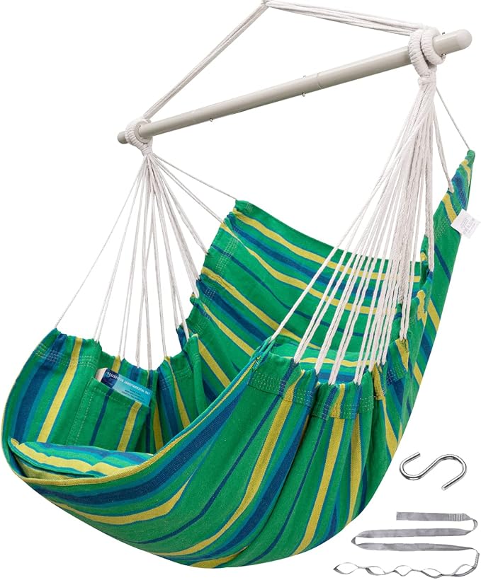 ADVOKAIR Hammock Chair Hanging Chair Swing Large Indoor by ADVOKAIR-ChillNaturally