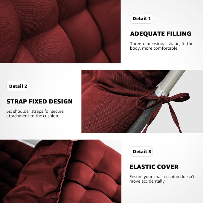 Patio Lounge Chair Cushion, Waterproof Zero Gravity Chair Cushions - Image 4
