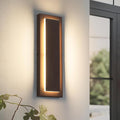1Pack Brown Outdoor Wall Sconce, Exterior Lights Fixture, Waterproof Wall Lights by ZSMAIKU