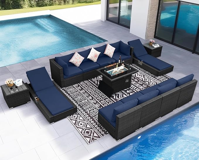NICESOUL 13 Pcs Outdoor Furniture - Image 2
