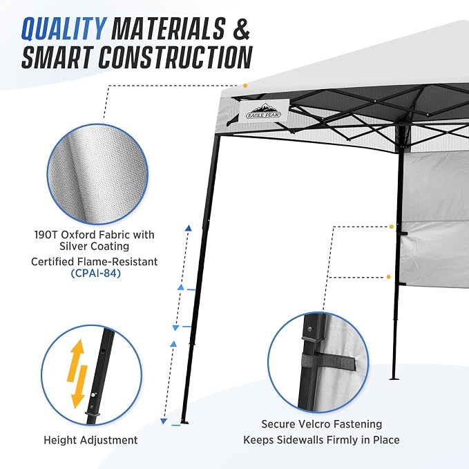 EAGLE PEAK 8x8 Pop Up Canopy Tent - Image 7