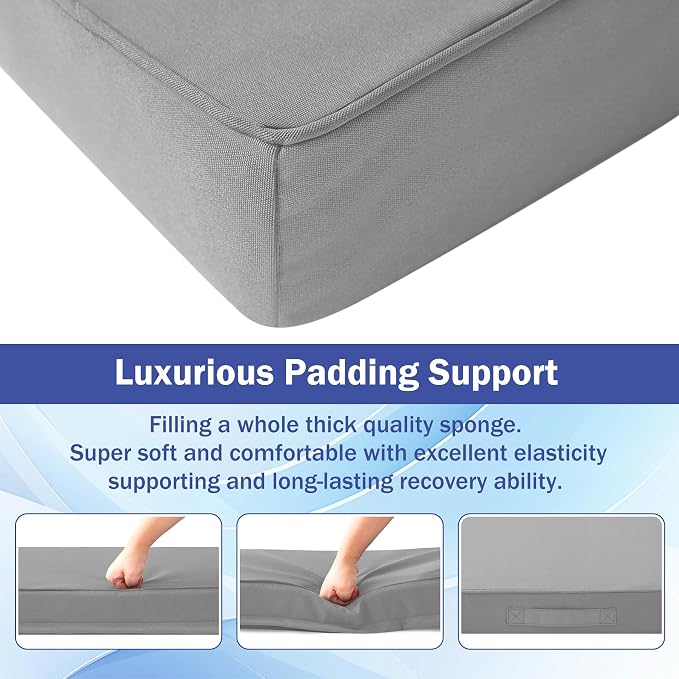 Patio Chair Cushions, Waterproof Outdoor Cushions - Image 4