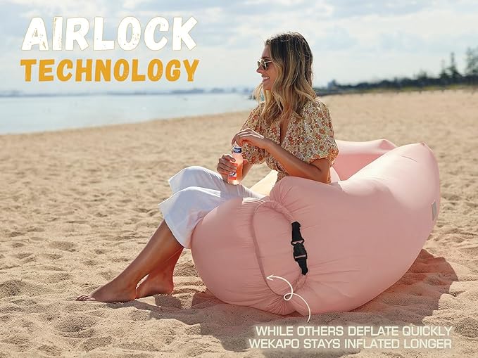 WEKAPO Inflatable Couch Air Lounger Chair - Image 5