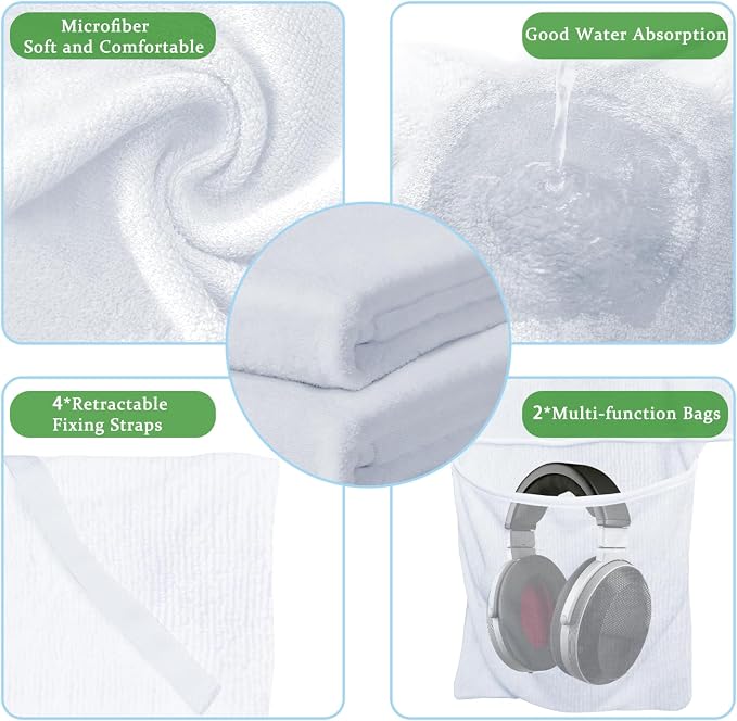 Super Soft & Thick Lounge Chair Towel Cover, Chaise Lounge Cover - Image 3