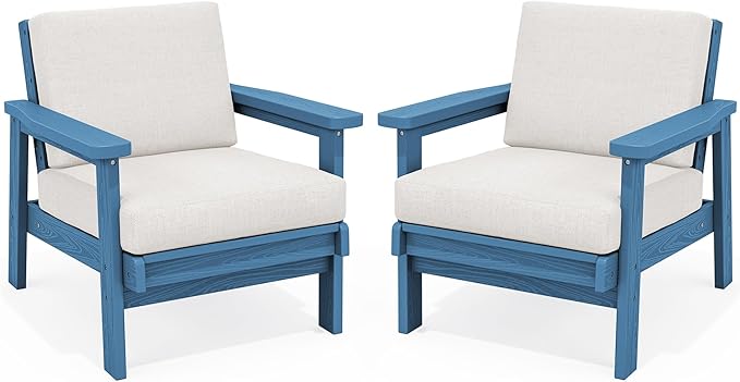 SERWALL HDPE Outdoor Couch Set of 2 by SERWALL