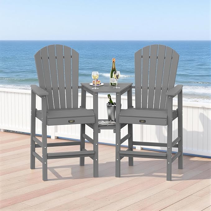 VINGLI Tall Adirondack Chairs Set of 2 - Image 6