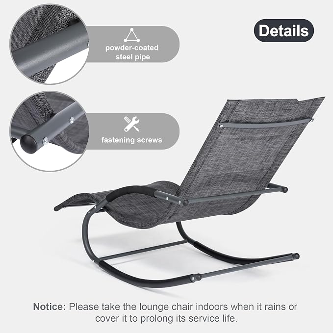 Outdoor Lounge Chair, Chaise Lounge - Image 6