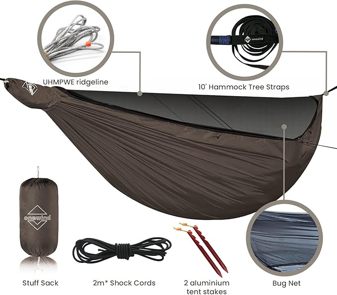 Onewind 11ft Camping Hammock - Image 2