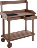 Outsunny 36" Wooden Potting Bench Work Table by Outsunny