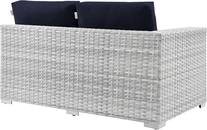 Modway EEI-4302-LGR-NAV Right-Arm Loveseat, Light Gray Navy - Image 4
