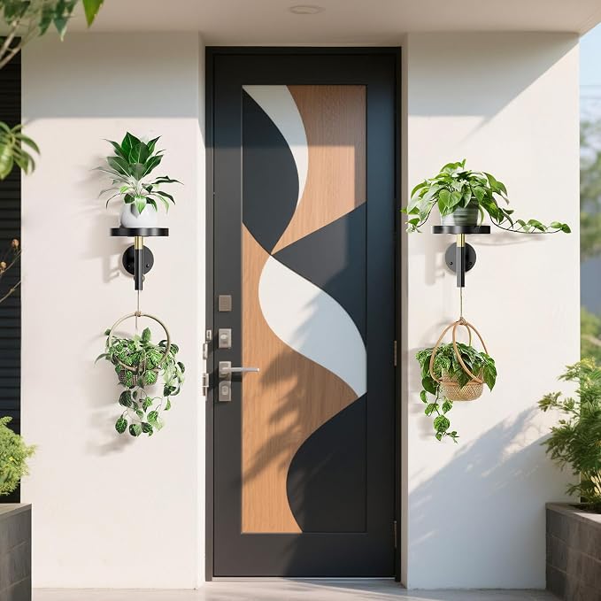 YUOROS 3 Pack Wall Plant Holder Wall Planters - Image 7