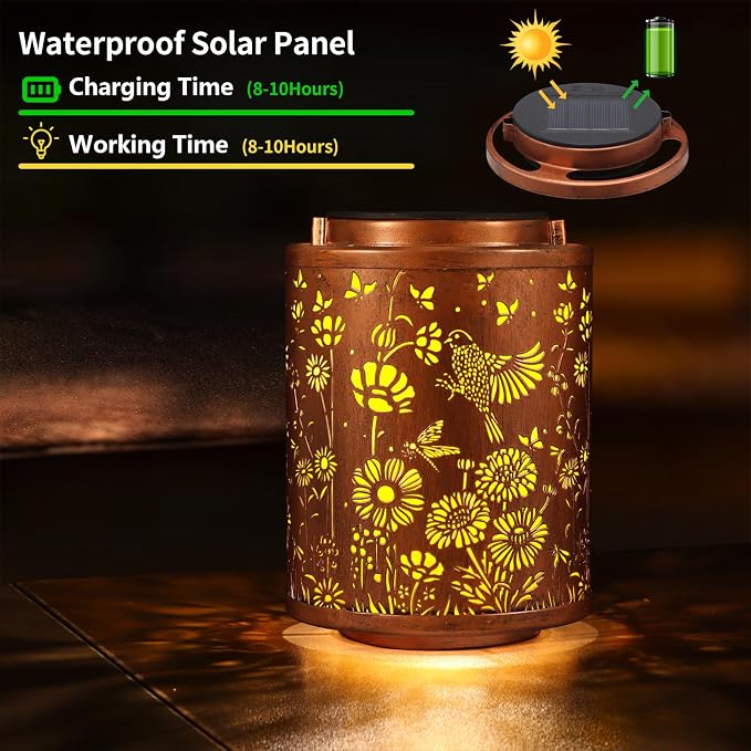 Solar Lanterns Garden Decor Birthday Gifts - Image 2