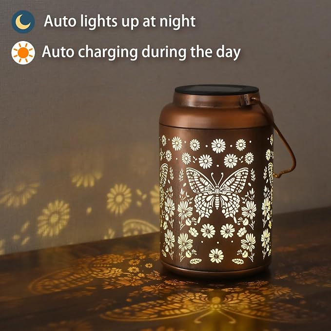 Mothers Day Gifts for Women Mom Grandma, Birthday Gifts Butterfly Solar Lights - Image 2
