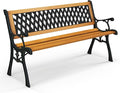 Tangkula Outdoor Garden Bench Park Bench, Patio Bench Chair by TANGKULA