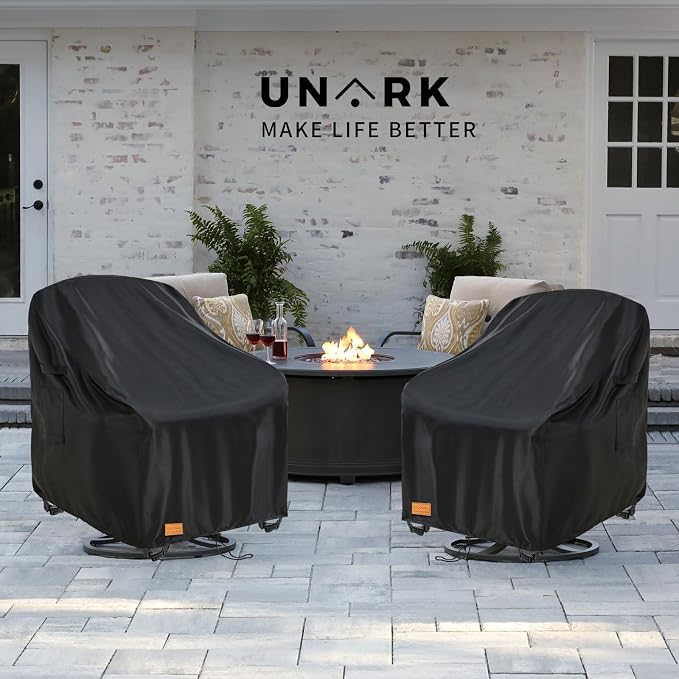 Outdoor Swivel Chair Covers Waterproof 2 Pack, Outdoor Chair Covers Patio - Image 6