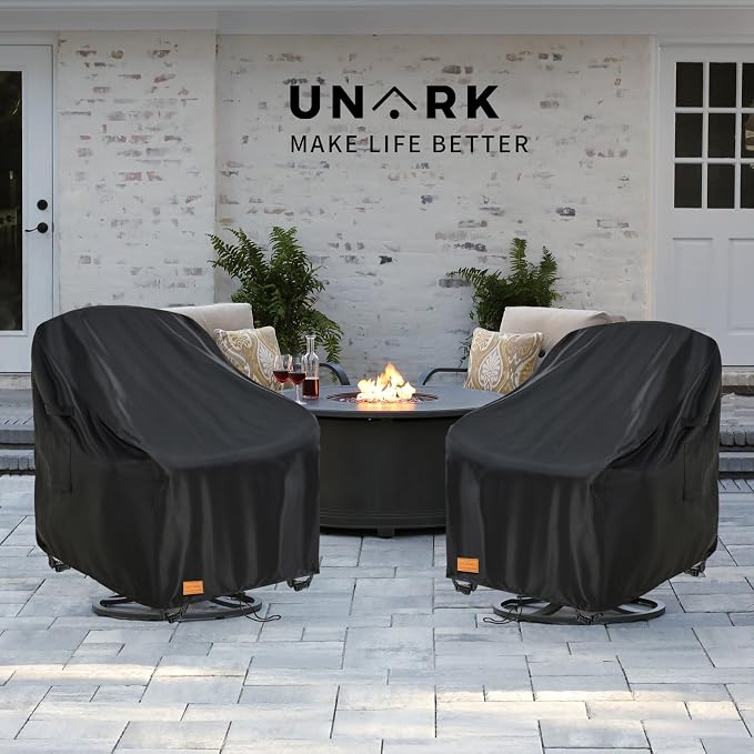 Outdoor Swivel Chair Covers Waterproof 2 Pack, Outdoor Chair Covers Patio - Image 6