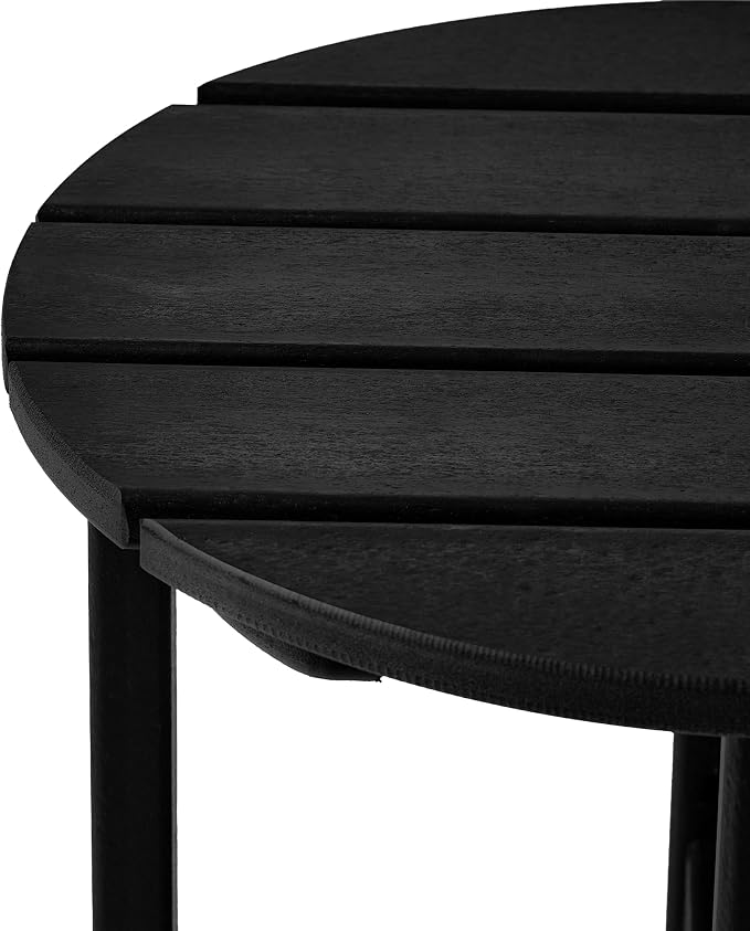 WestinTrends Dylan Adirondack Round Outdoor Side Table - Image 9
