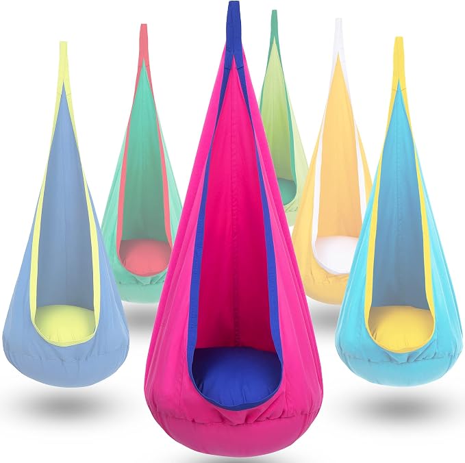 Y- STOP Kids Pod Swing Seat, Hanging Hammock Chair Swing by Y-STOP