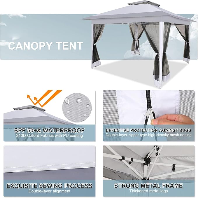 COBIZI 12x12 Pop up Gazebo on Clearance - Image 2
