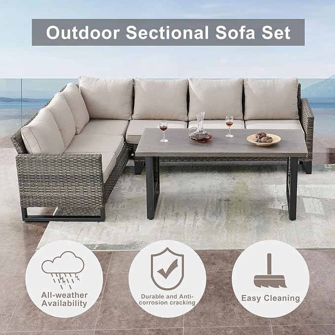 Belord Patio Sectional Furniture Set - Image 4
