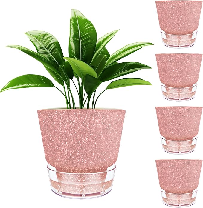 Self Watering Pots for Indoor Plants, by HYNZ