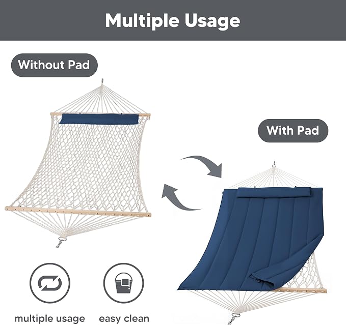 SUNCREAT Hammocks Outdoor Double Hammock - Image 3