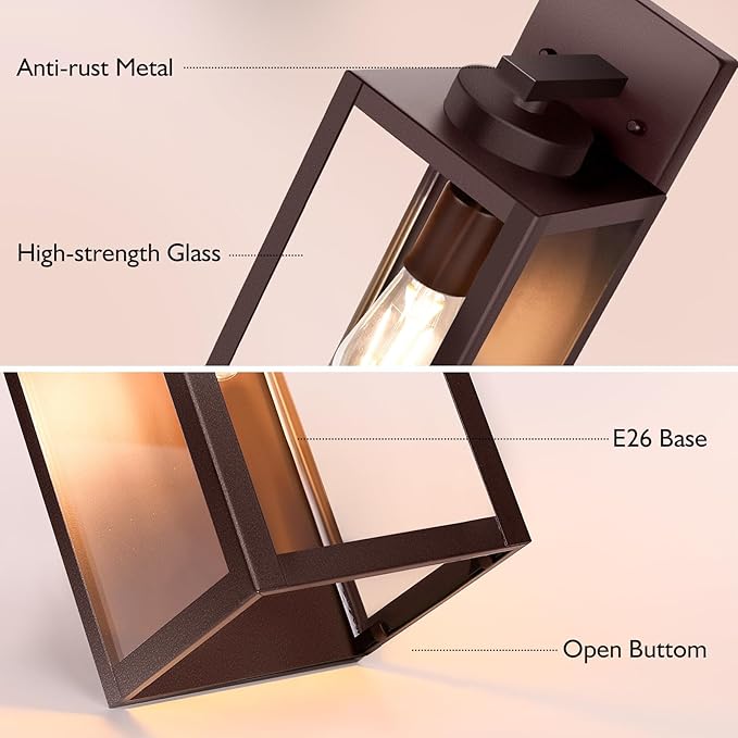 Large Size Outdoor Wall Light Fixture, Exterior Lighting Fixture Porch Sconce - Image 4