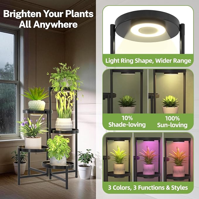 iDavosic.ly 5 Tier Large Plant Stand Indoor - Image 4