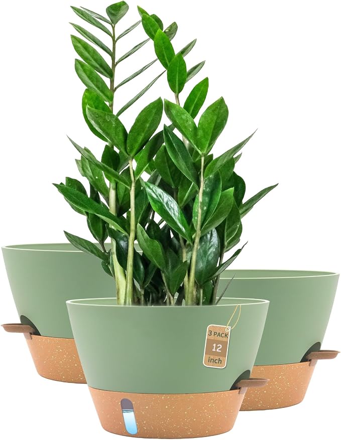 12-Inch Self Watering Planters by FIASON