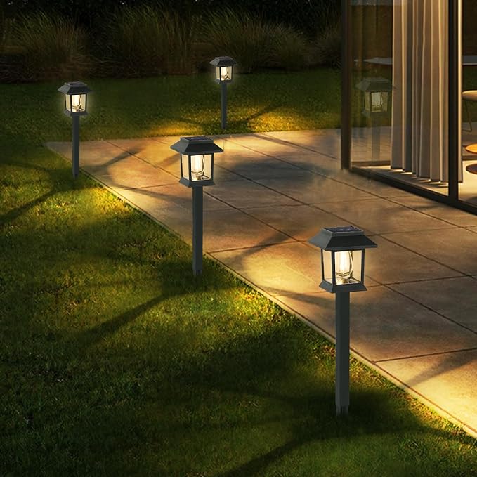 Greluna Solar Lights Outdoor, 12 Pack 3000K Waterproof Auto On/Off Solar - Image 8