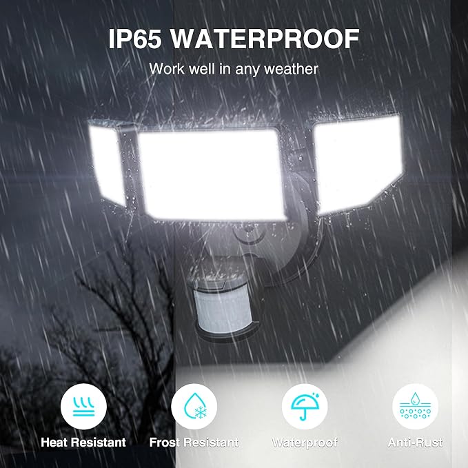 85W Motion Sensor Outdoor Light, 8500LM Ultra-Bright LED Security Light - Image 7