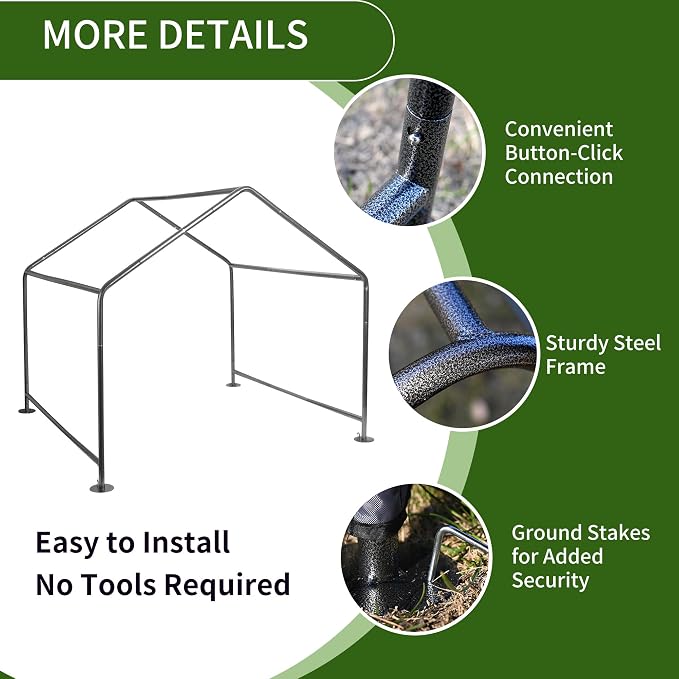 Summertrail Dog House Outside, Dog Tent Outdoor, Dog Shade Shelter Doghouse - Image 5