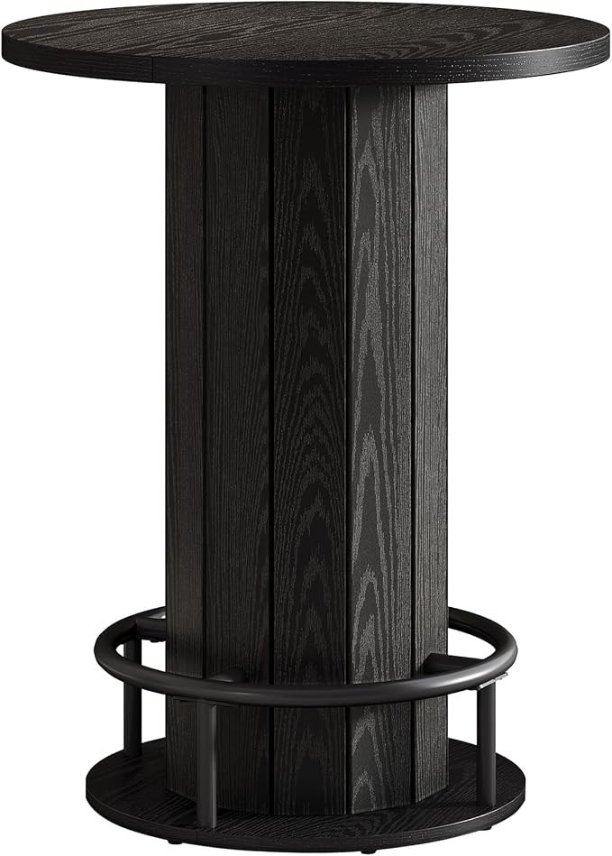 Tribesigns Round Dining Table Set of 4, Bar Height Commercial Kitchen Table - Image 9