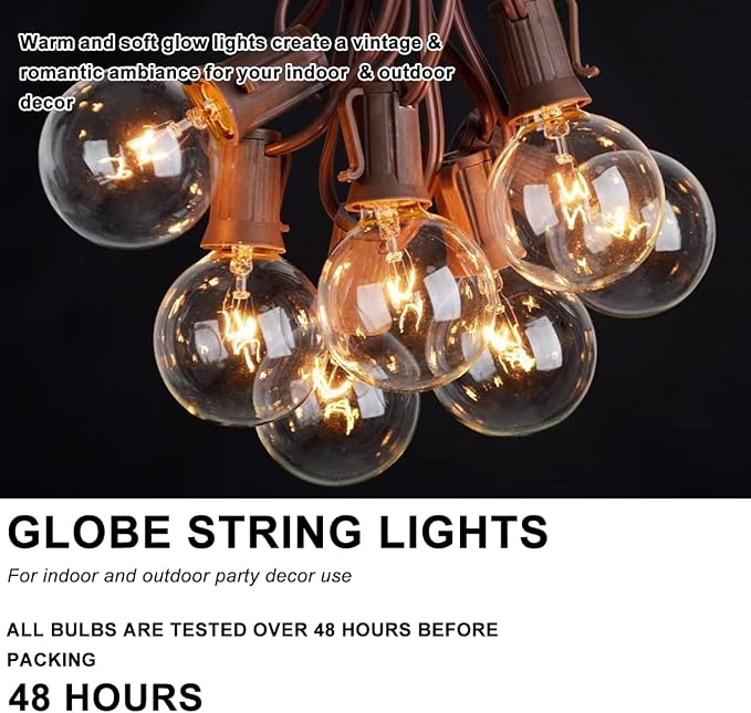 Abeja 25Ft Outdoor Patio String Lights - Image 4