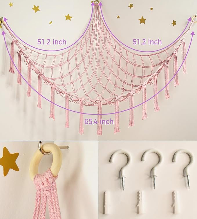 Stuffed Animal Storage Hammock Net - Image 4