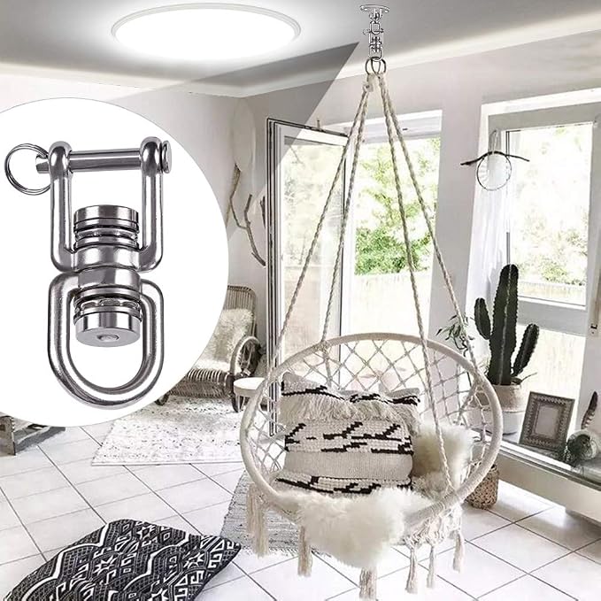 BeneLabel Swing Swivel with 2 Bearing, 360° Rotation, 770LB Capacity, Safest - Image 5