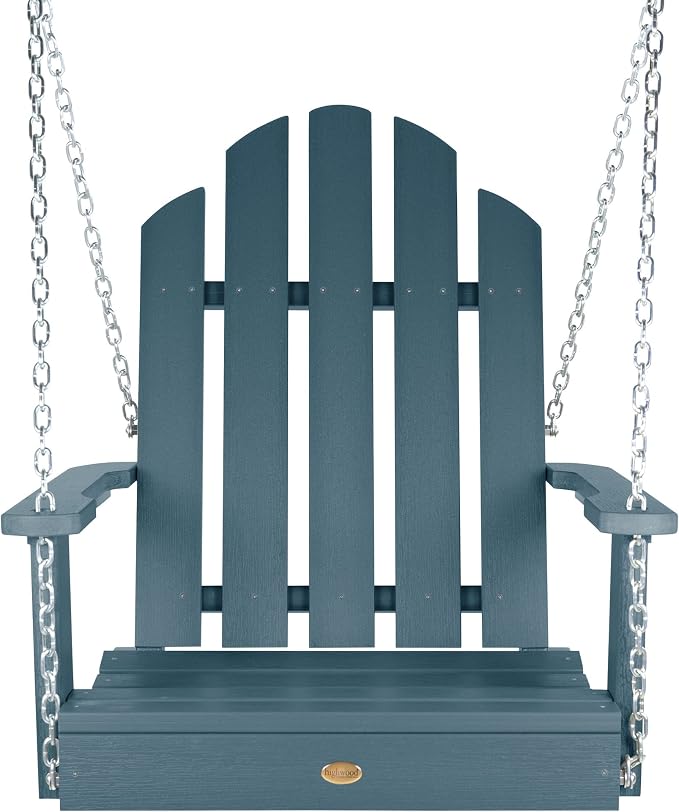 highwood Classic Westport Adirondack Single Seat 1-Person Porch Swing, - Image 3