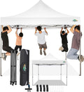 COBIZI 10x10 Pop Up Canopy Without Sidewall, Heavy Duty Canopy UPF 50+ All by COBIZI