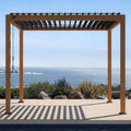 MIRADOR 111S Takasho Louvered Pergola, 10Ft x 10Ft, Full Aluminum Frame by Mirador